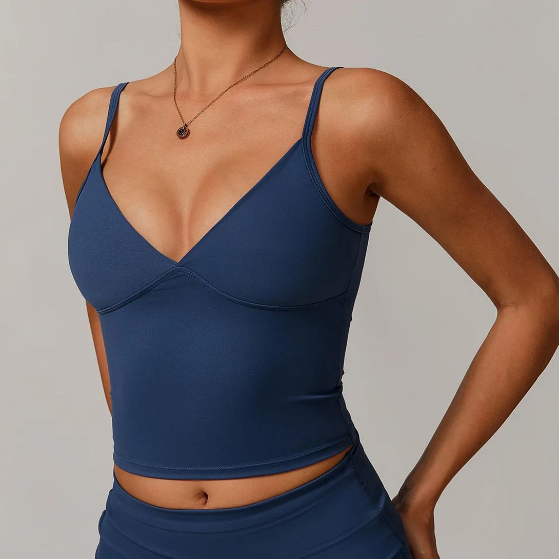 通気性スポーツブラ フィットネス速乾トップ レディース ヨガ - Crop Top Crochet のレビューと価格