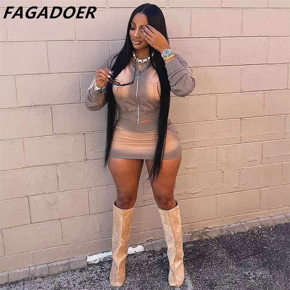 Fanadoer-ピンクのツーピースセット,絞り染めプリント - Crop Top Crochet のレビューと価格